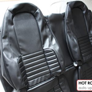 VH Charger RT Black Seat Skins with factory correct Nylex Vinyl