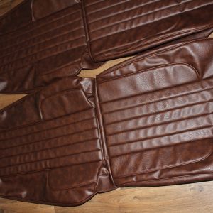 Valiant VJ Hard Top Seat Skins in Dark Saddle and Foam bundle